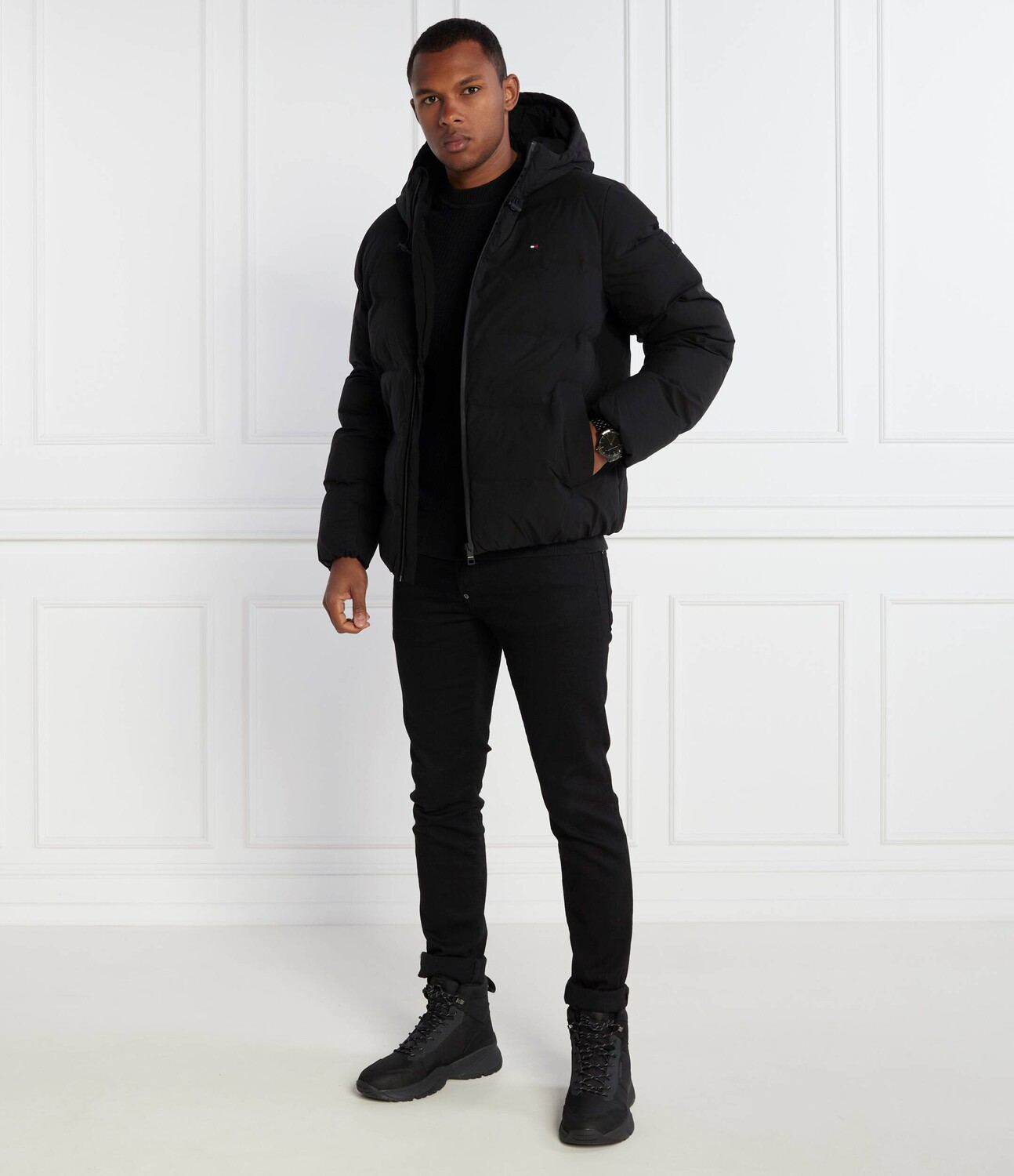 Куртка Tommy Hilfiger CL MOTION HOODED Regular Fit, черный — фото 2