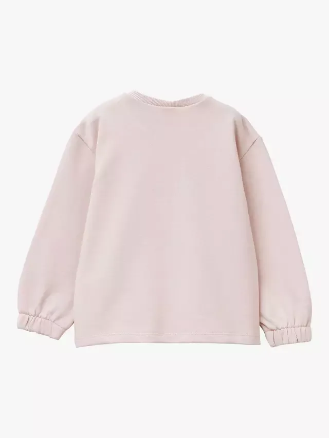 Детский джемпер Bluey с круглым вырезом, розовый/разноцветный Benetton — фото 2