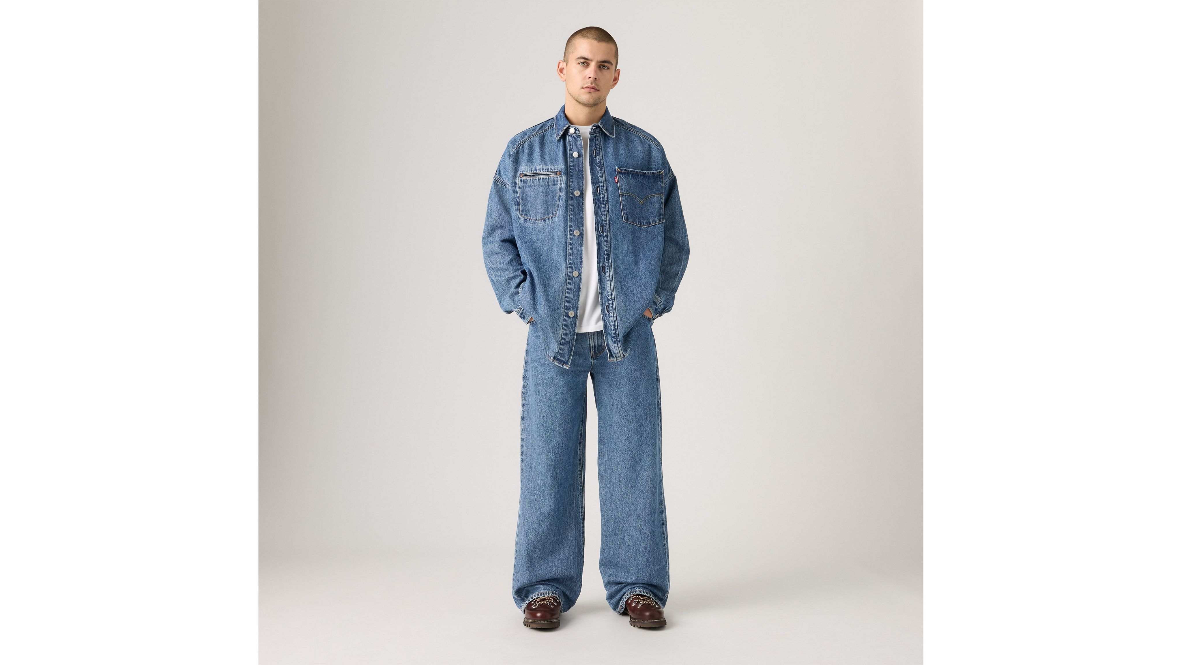 

Мужские джинсы Twisted Baggy Wide Leg Levi's, Lets Do The Twist - Medium Wash