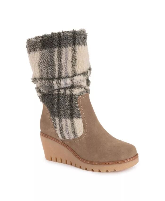 Женские ботинки на танкетке Vermont Stowe MUK LUKS, бежевый