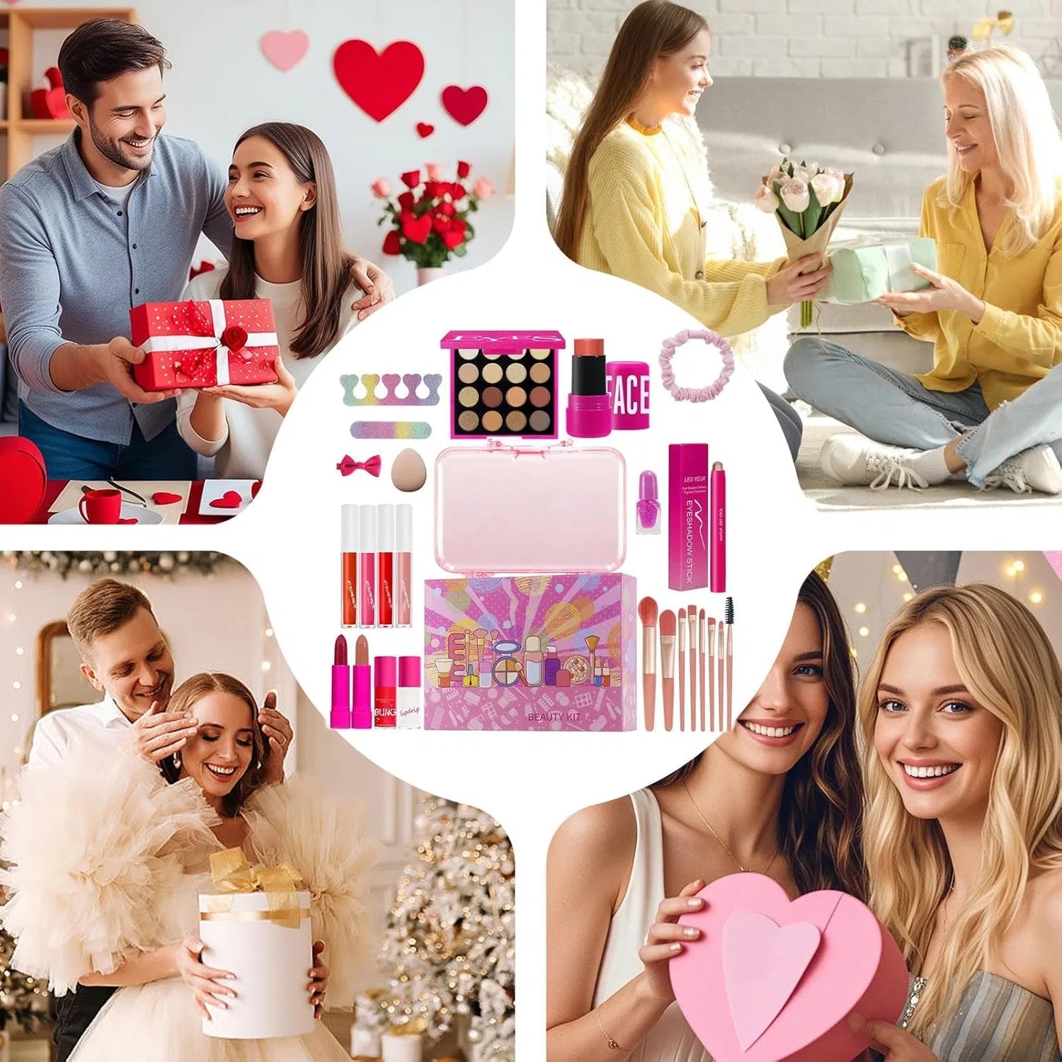 Набор косметики 26 предметов Full Makeup Kit, универсальный — фото 4