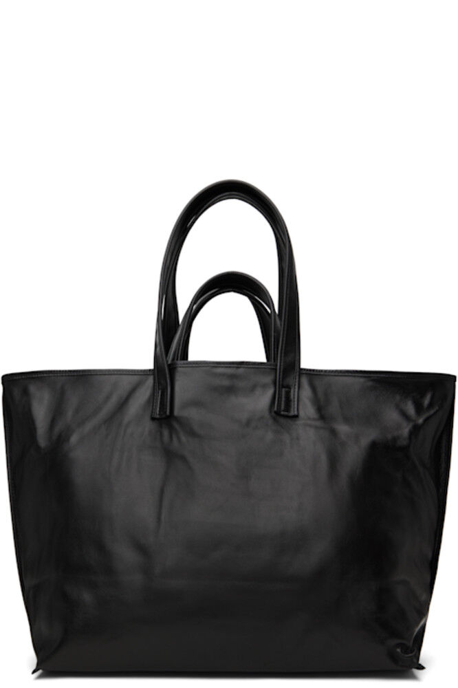 

Черная кожаная сумка-тоут KASSL Editions