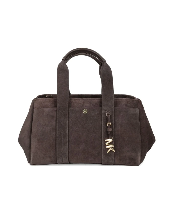 

Коричневая кожаная сумка, marrone Michael Kors, коричневый