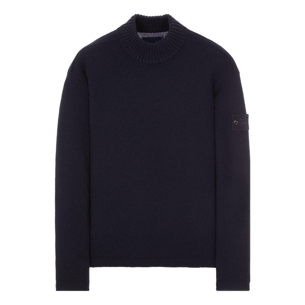

Свитер wool turtleneck sweater 'black' Stone Island, черный