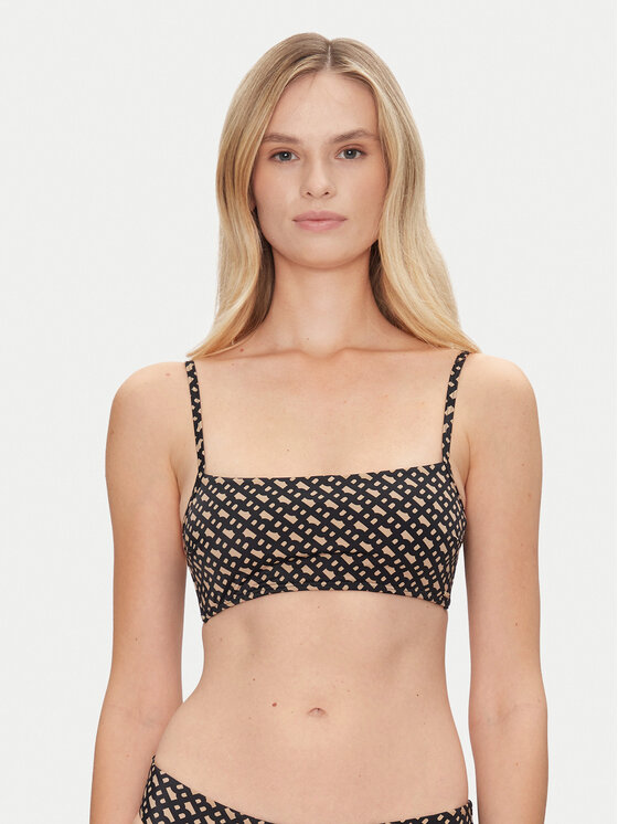 

Верх бикини стандартный крой Bb Monogram 50535267 Boss, черный