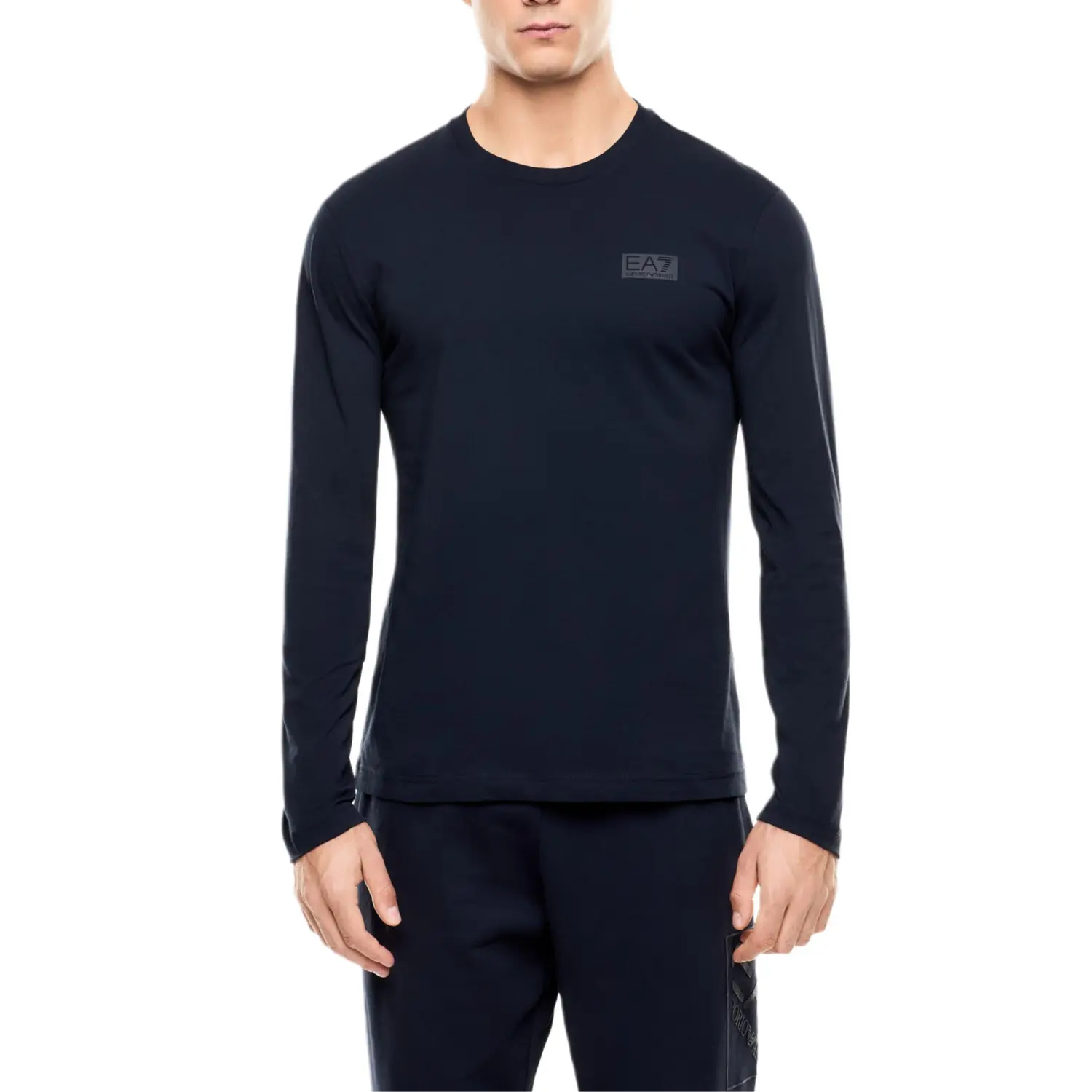 Мужская футболка EA7 Emporio Armani, marine синий — фото 3