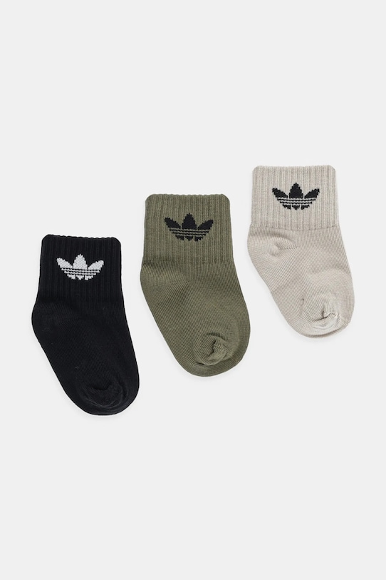 

Детские носки 3 пары Adidas Originals, бежевый