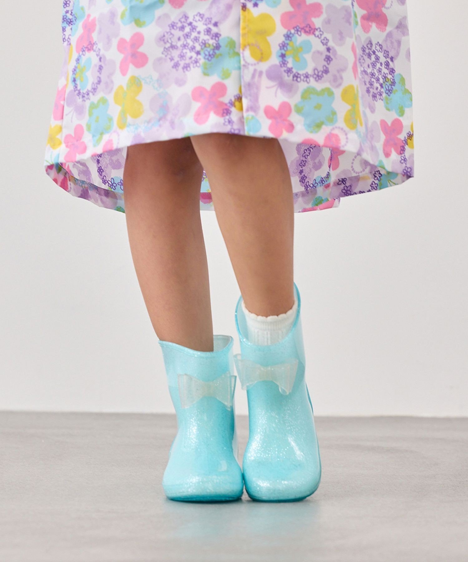 Резиновые сапоги с блестящей лентой Rope' Picnic Kids, Blue (44)