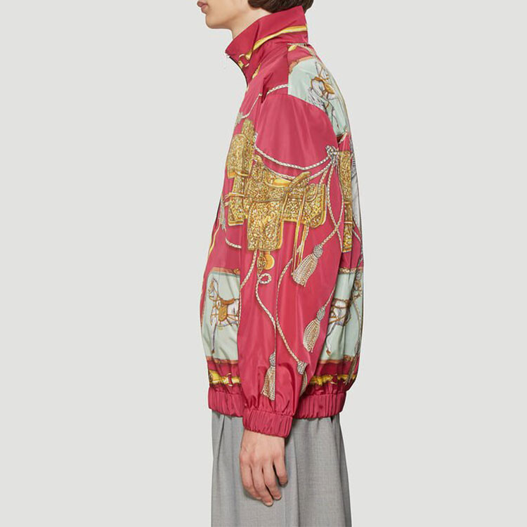 Куртка мужская Gucci, бордовый — фото 4