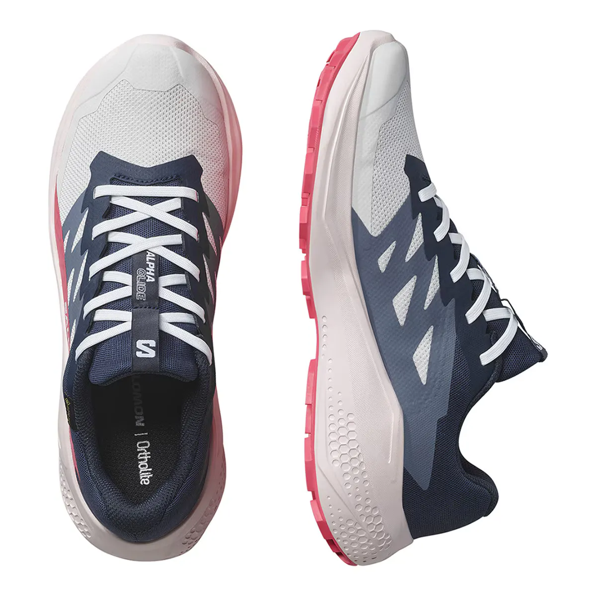 Женские кроссовки для трейлраннинга ALPHAGLIDE GTX W SALOMON, серый — фото 3