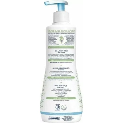 Bebe Gentle Cleansing Gel для волос и тела 500 мл Миндаль Mustela — фото 2