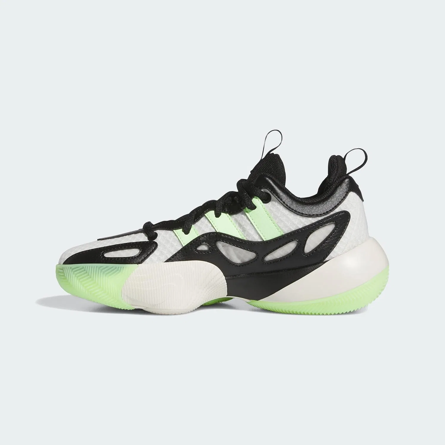 Кроссовки Adidas Unisex Trae Young Unlimited 2 Low, Cloud White Green Spark Off White — фото 2