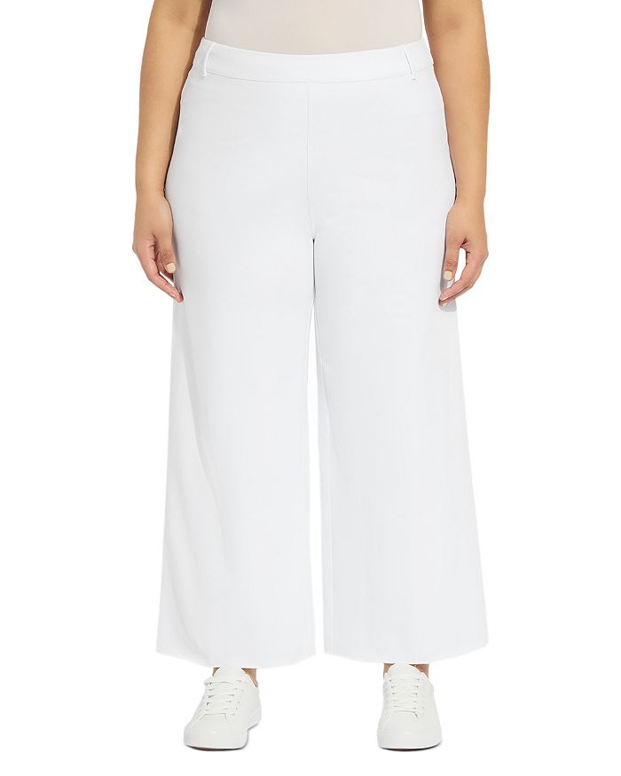 

Джинсы Erin Wide Leg цвета индиго Lyssé Plus, белый