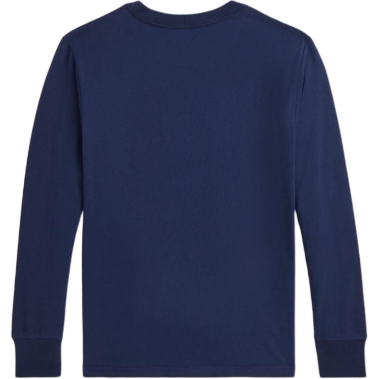 Polo Ralph Lauren Футболка SS24 элегантная темно-синяя детская — фото 4