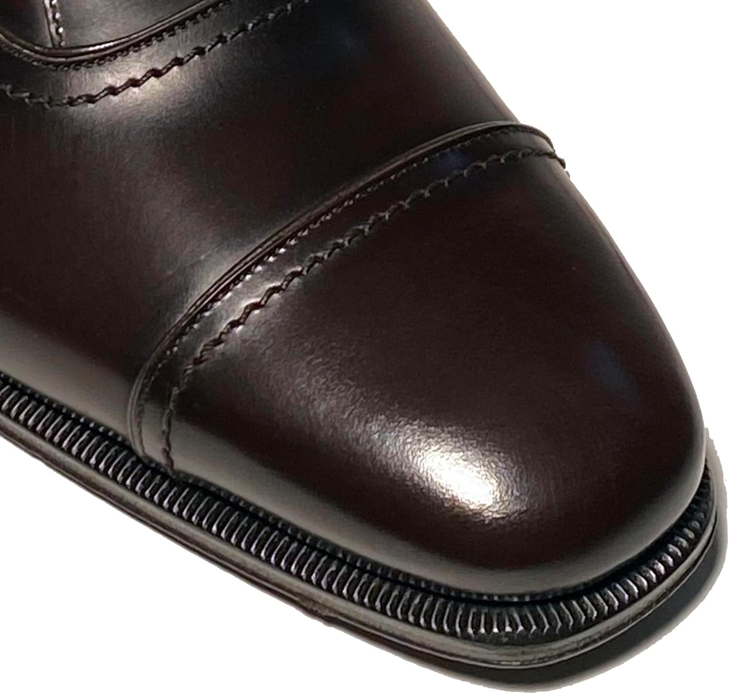 Кожаные оксфорды Ferragamo Seul с каплевым носком для мужчин, темно-коричневые вечерние туфли (Salvatore) — фото 2