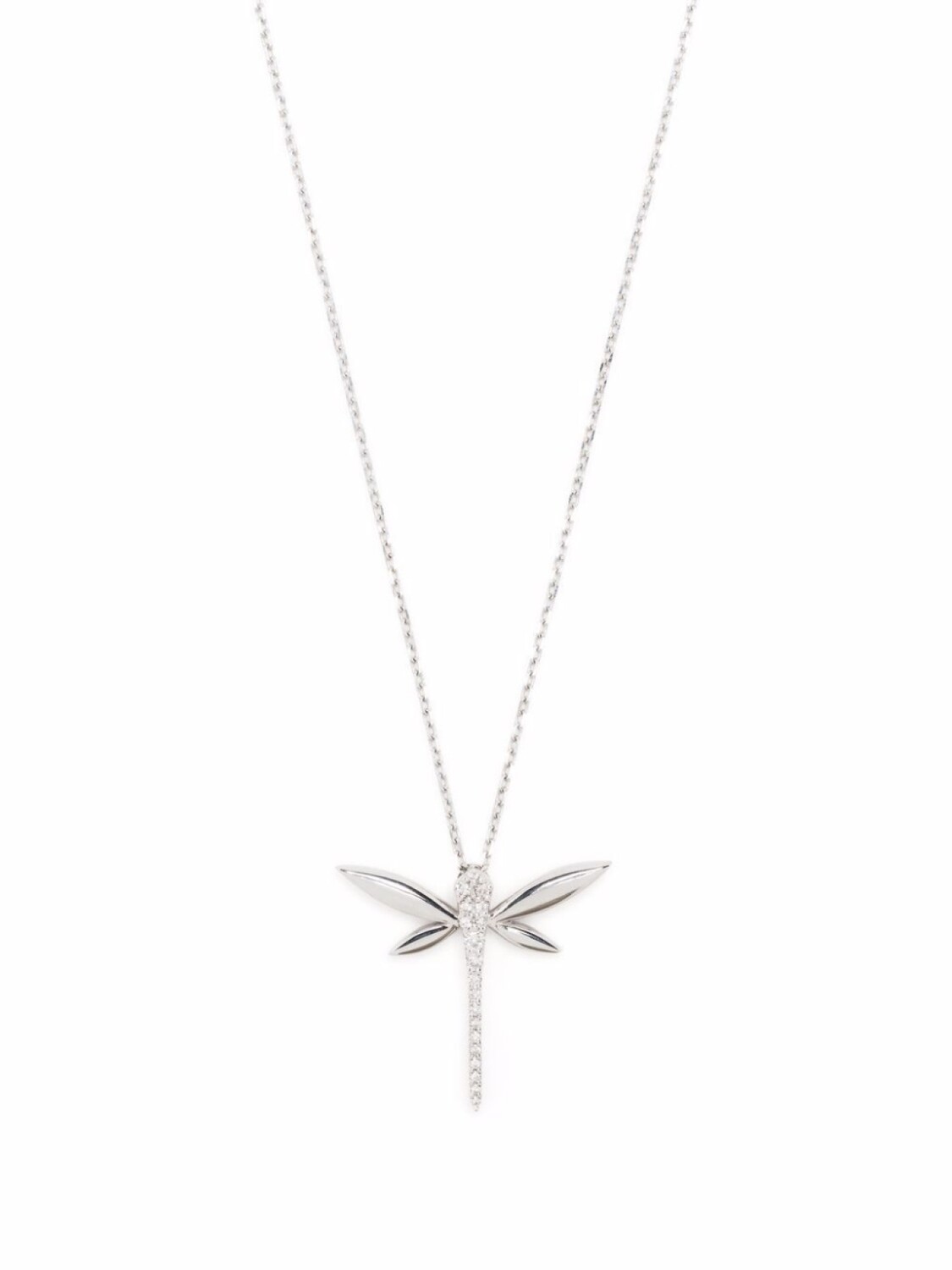 

Колье Dragonfly из белого золота с бриллиантами Anapsara, серебряный