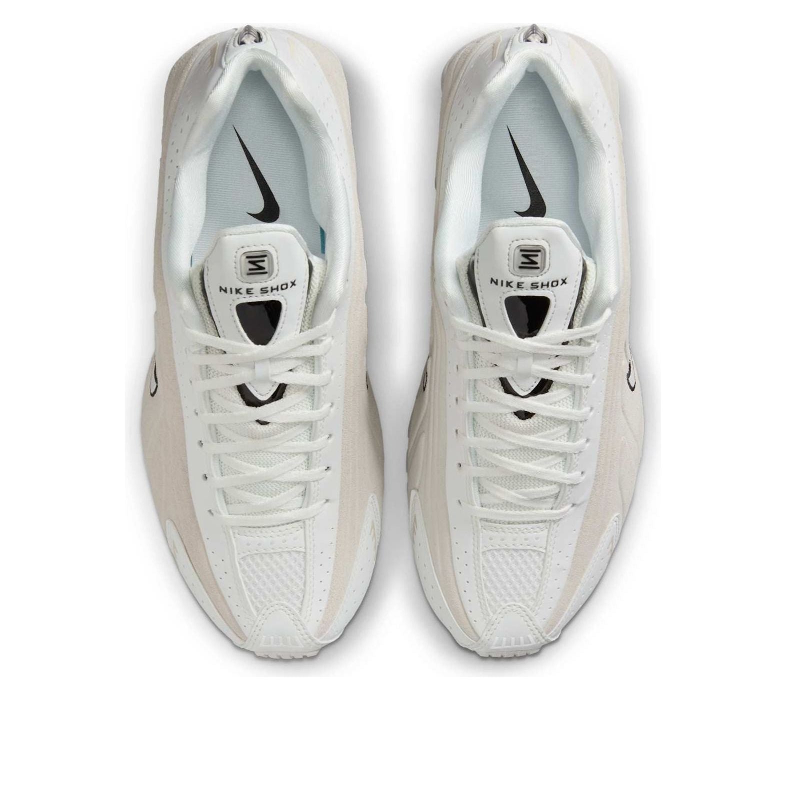 Кроссовки (WMNS) Nike Shox R4 'Summit White Light Orewood Brown' — фото 2