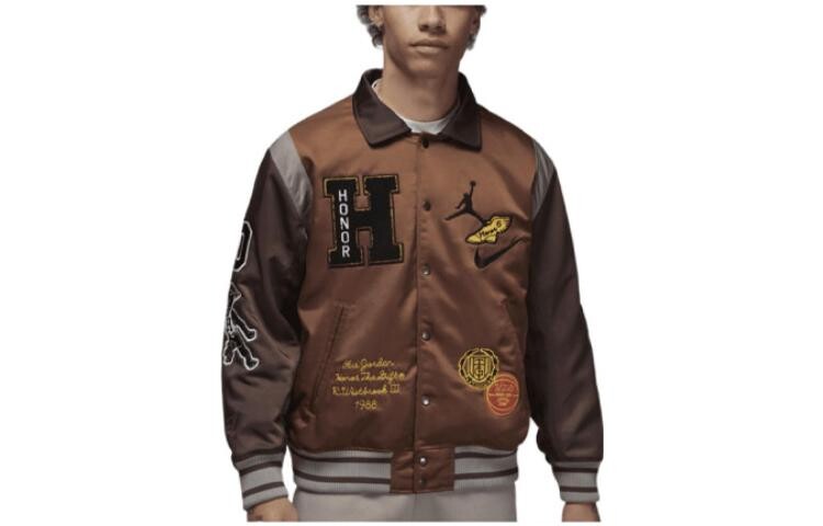

X Honor The Gift Westbrook Varsity Jacket Jordan, коричневый