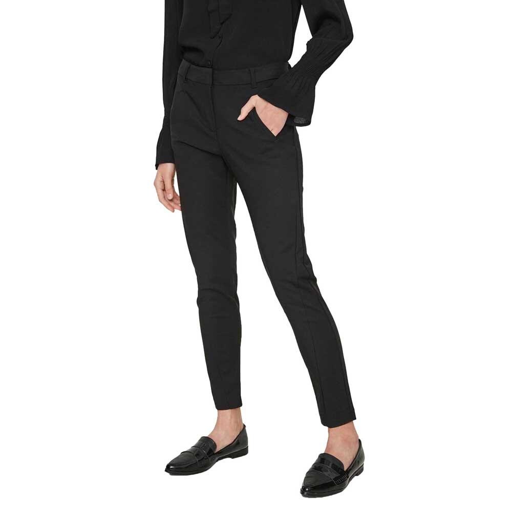

Брюки Vero Moda Victoria Normal Waist Antifit Ankle, черный