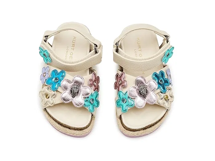 Сандалии Mini Kensington Flower Kurt Geiger London Kids, Bone Multi — фото 3