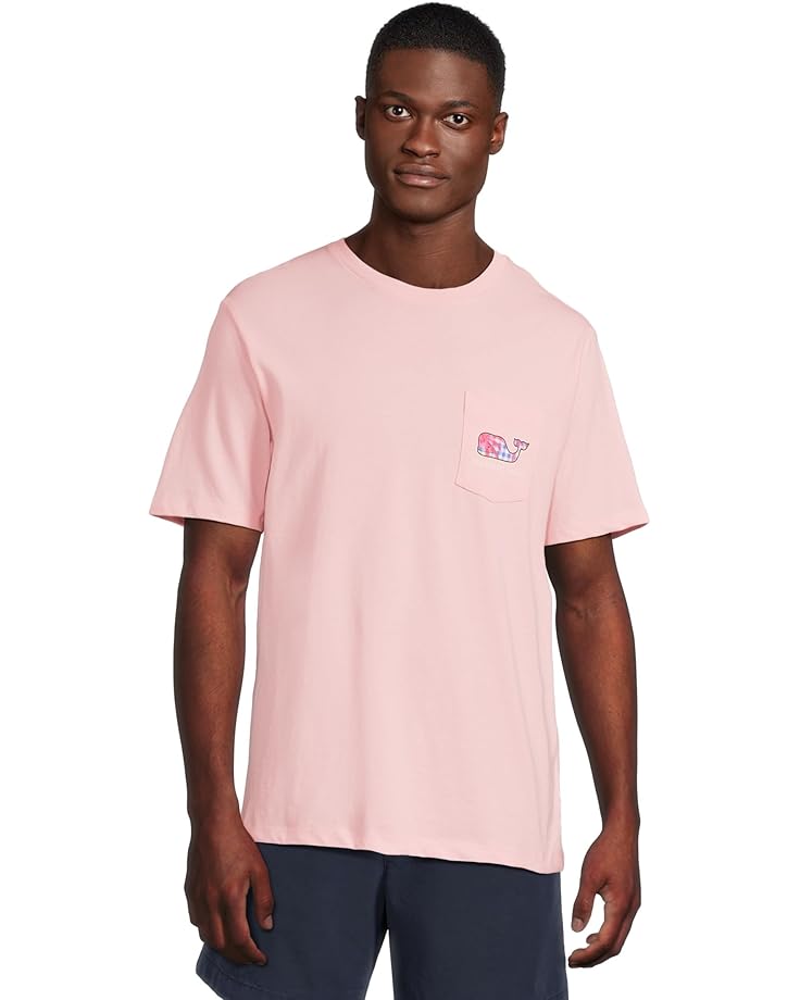 

Футболка Vineyard Vines Palm Whale Fill Short Sleeve Tee, цвет Flamingo