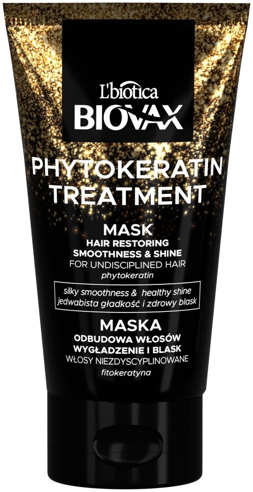 

BIOVAX Phyto Keratin Интенсивно восстанавливающая маска после кератинового выпрямления волос 150 мл