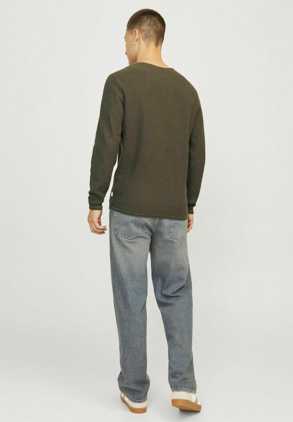 

Джемпер MIT RUNDHALS Jack & Jones, оливковый
