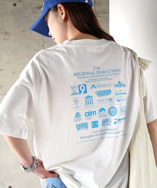 

Футболка с коротким рукавом, с логотипом бренда ANME, бело-синяя