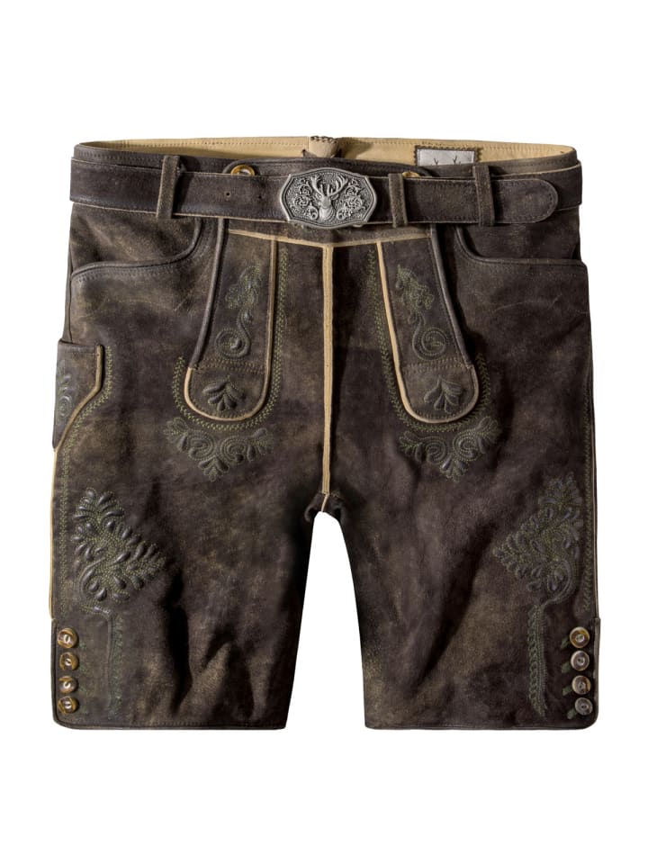 

Stockerpoint Кожаные брюки Berl темно-коричневого цвета