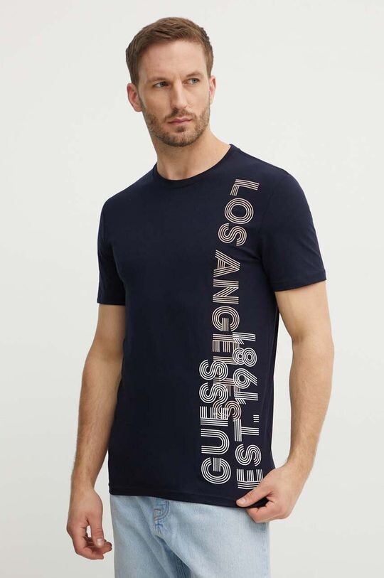 

Футболка Guess, темно-синий