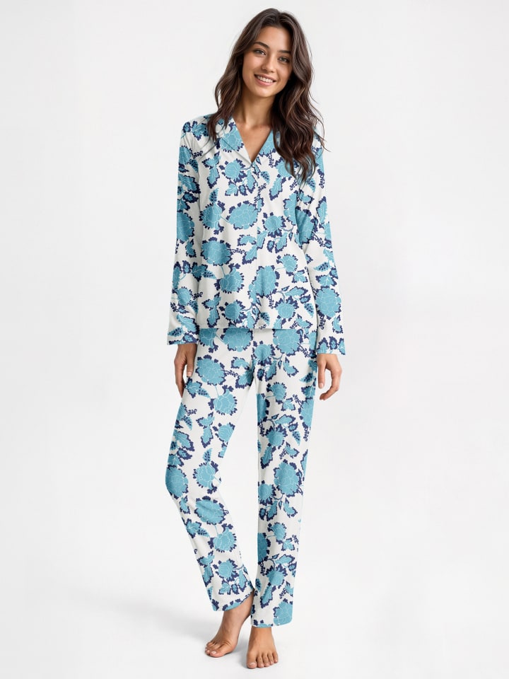 

Calida Пижама цвета голубого топаза