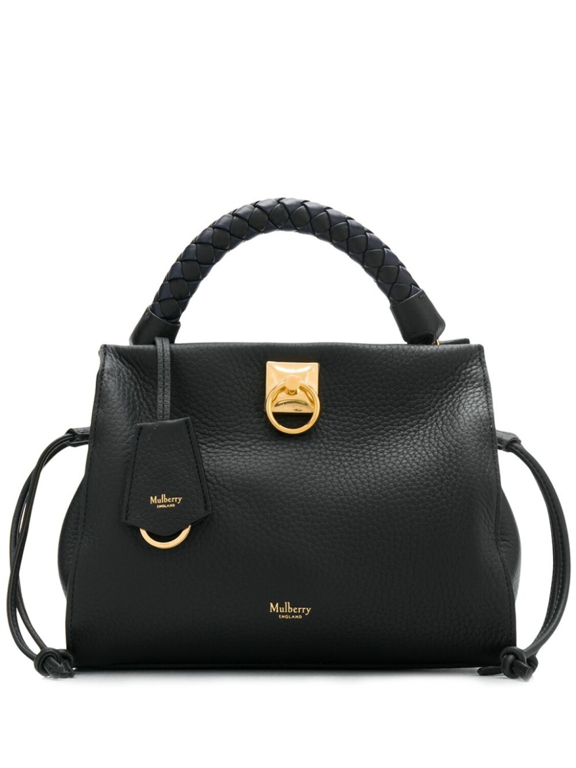 

Mulberry маленькая сумка Iris из зернистой кожи, черный