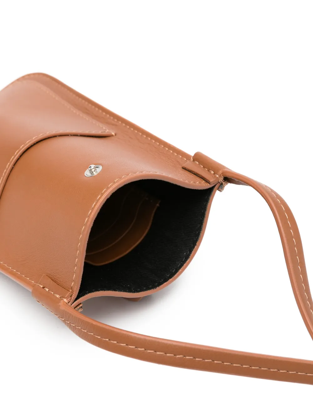 

Кожаная сумка через плечо Kiton, коричневый