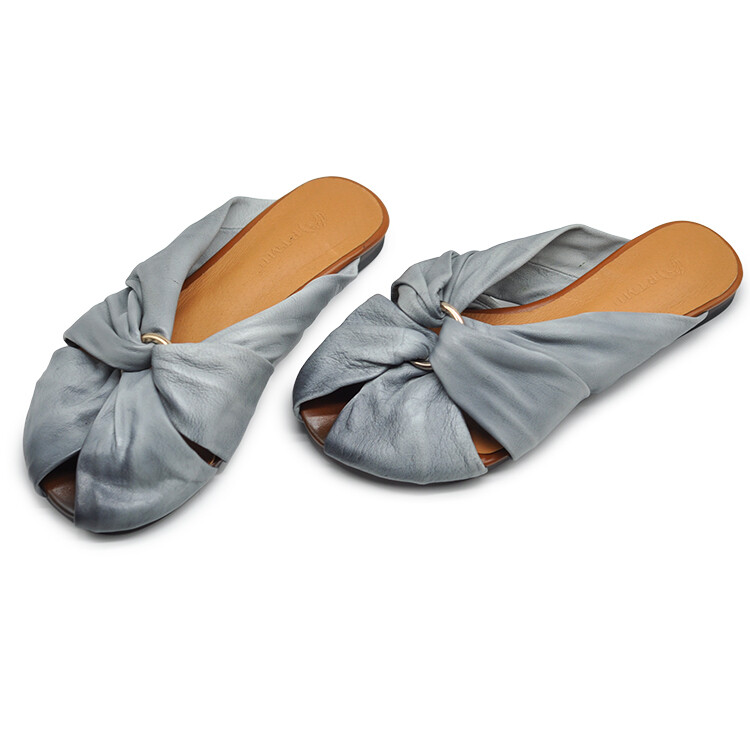 Мюли женские с закрытым носком женские Artmu, цвет Washed Gray — фото 4