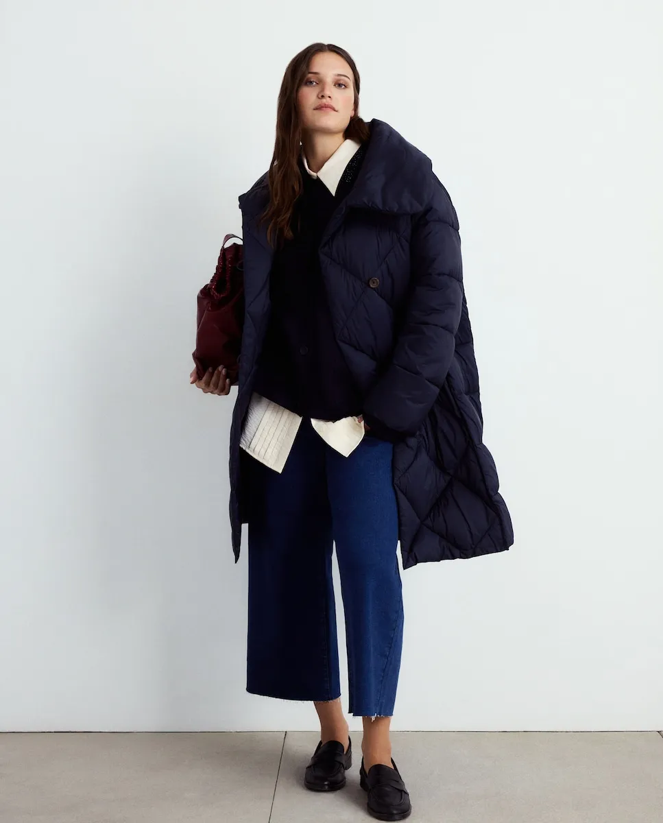 

Женский короткий гладкий пушистик Couchel, синий