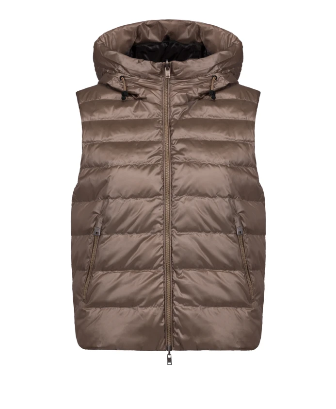 

Двусторонний пуховик с капюшоном People Of Shibuya, бежевый