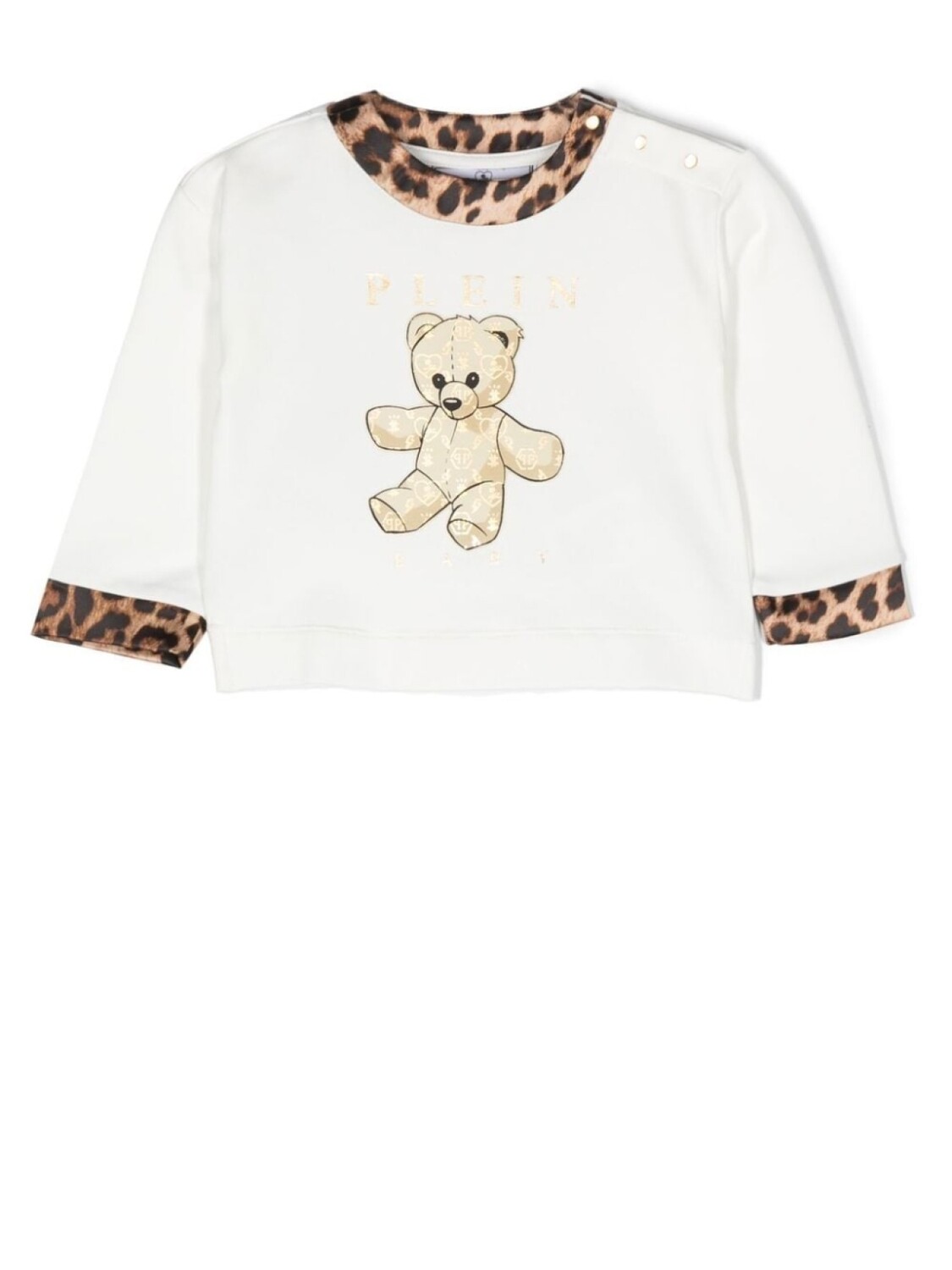 

Philipp Plein топ с принтом Teddy Bear, белый