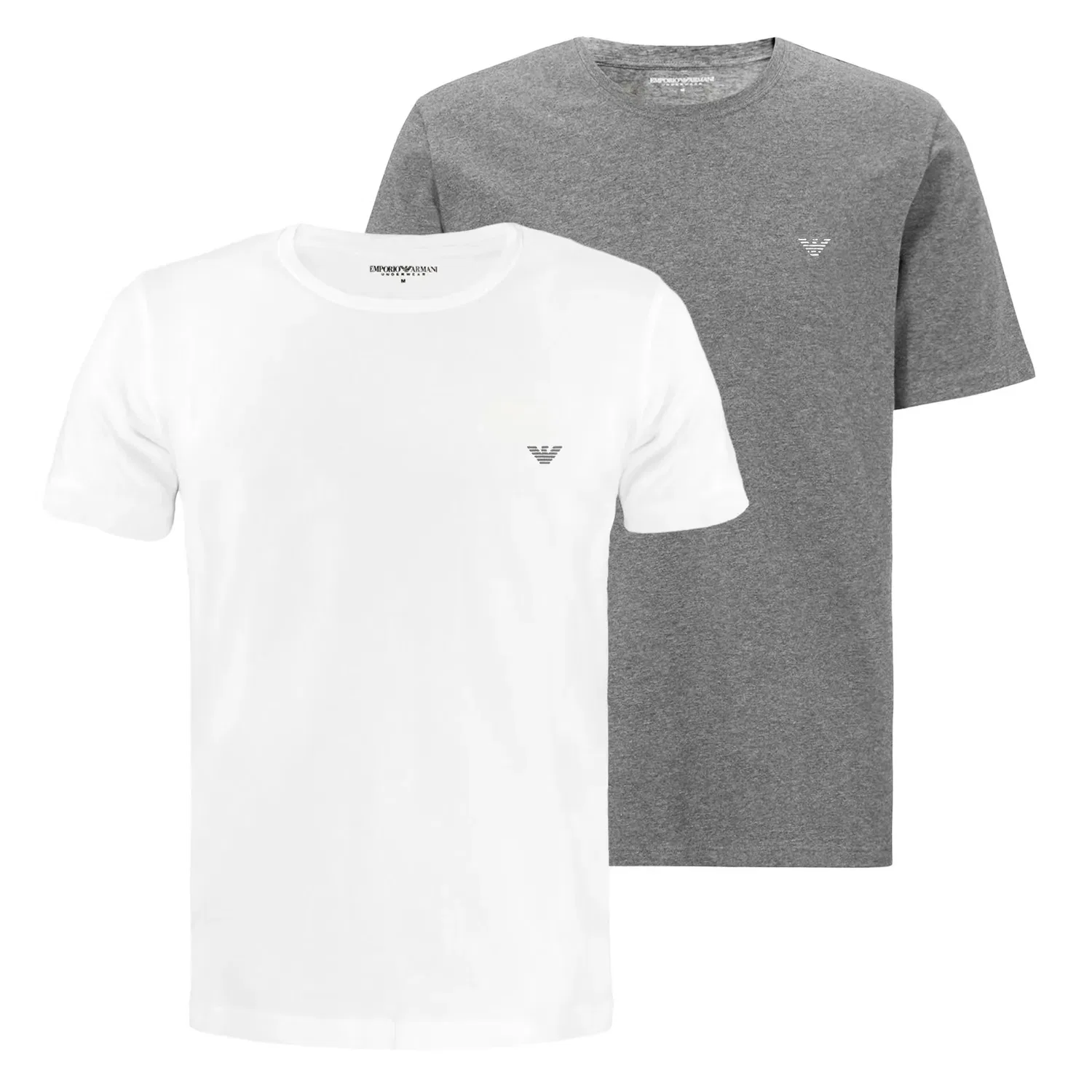 Футболка из хлопкового микса Emporio Armani, многоцветная