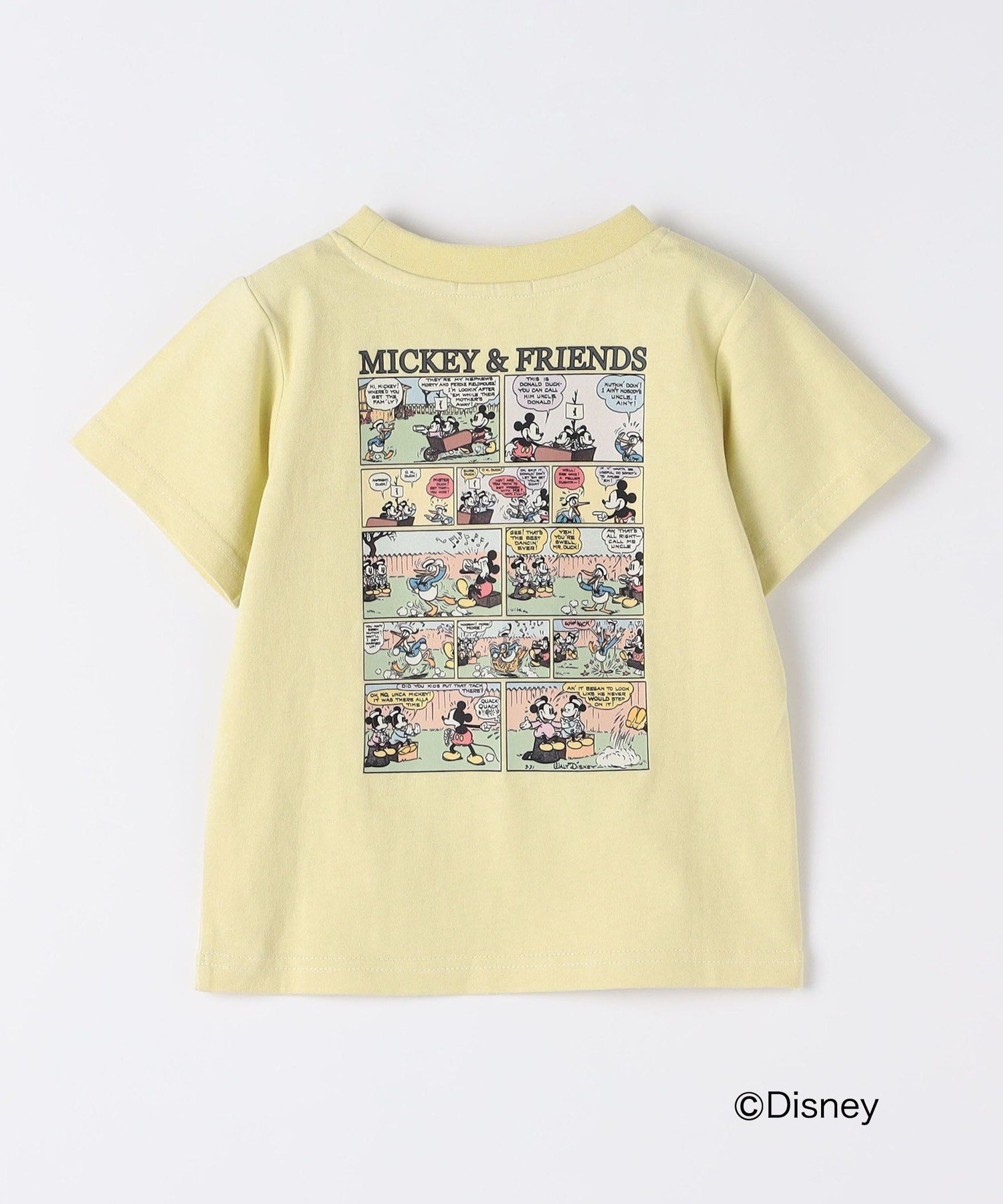 Цвета: 80~130 см / Футболка с принтом Микки Мауса SHIPS Colors, Cream — фото 2