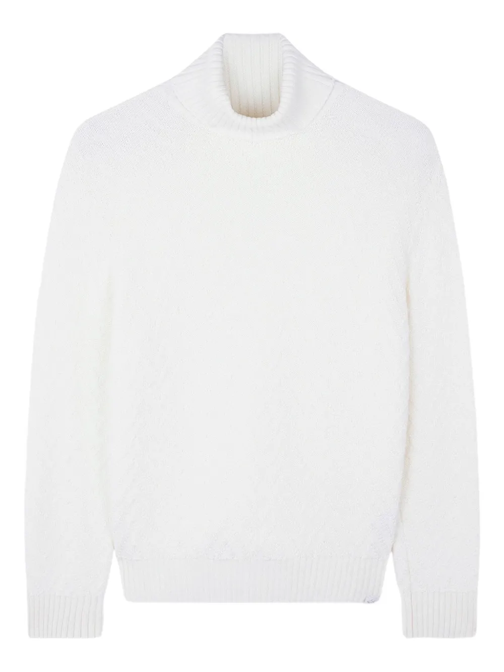 

Свитер с воротником-гольф из шерсти мериноса Paul & Shark, белый