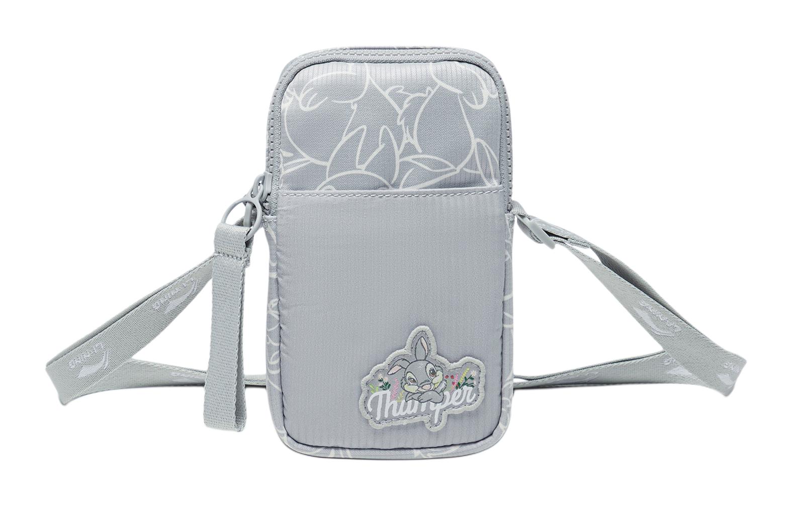 

Полиэстер плечевая сумка Disney, кроссбоди Regular Unisex Mist Gray LINING, серый