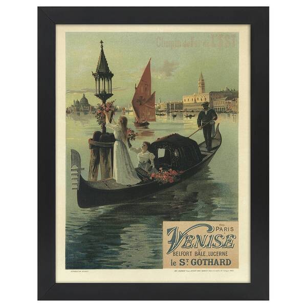 

Рамка для фотографий LegendArte Poster De Paris à Venise, черный