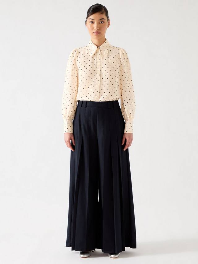 

Рубашка Sonya из смесового шелка L.K.Bennett, Cream/Multi