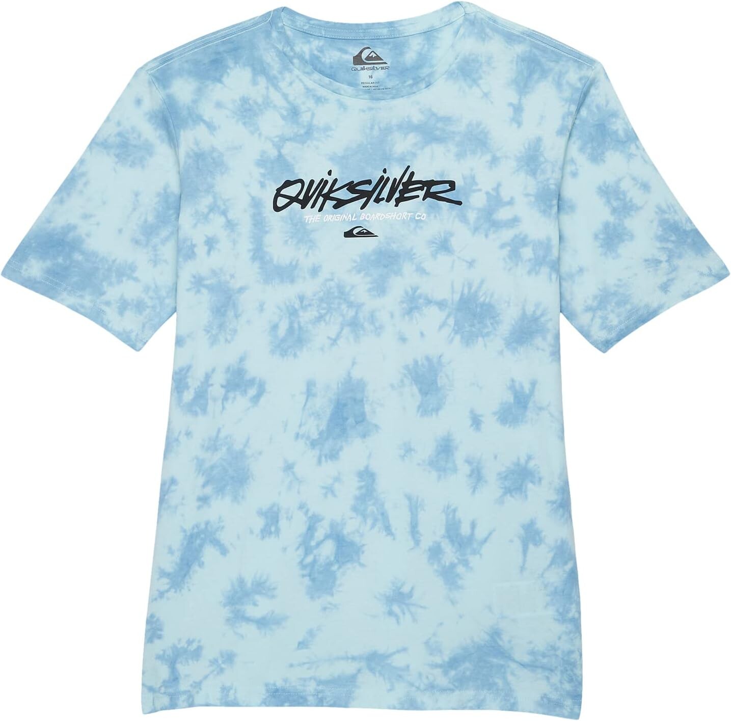 

Футболка Quiksilver Scripted Short Sleeve, цвет Iced Aqua
