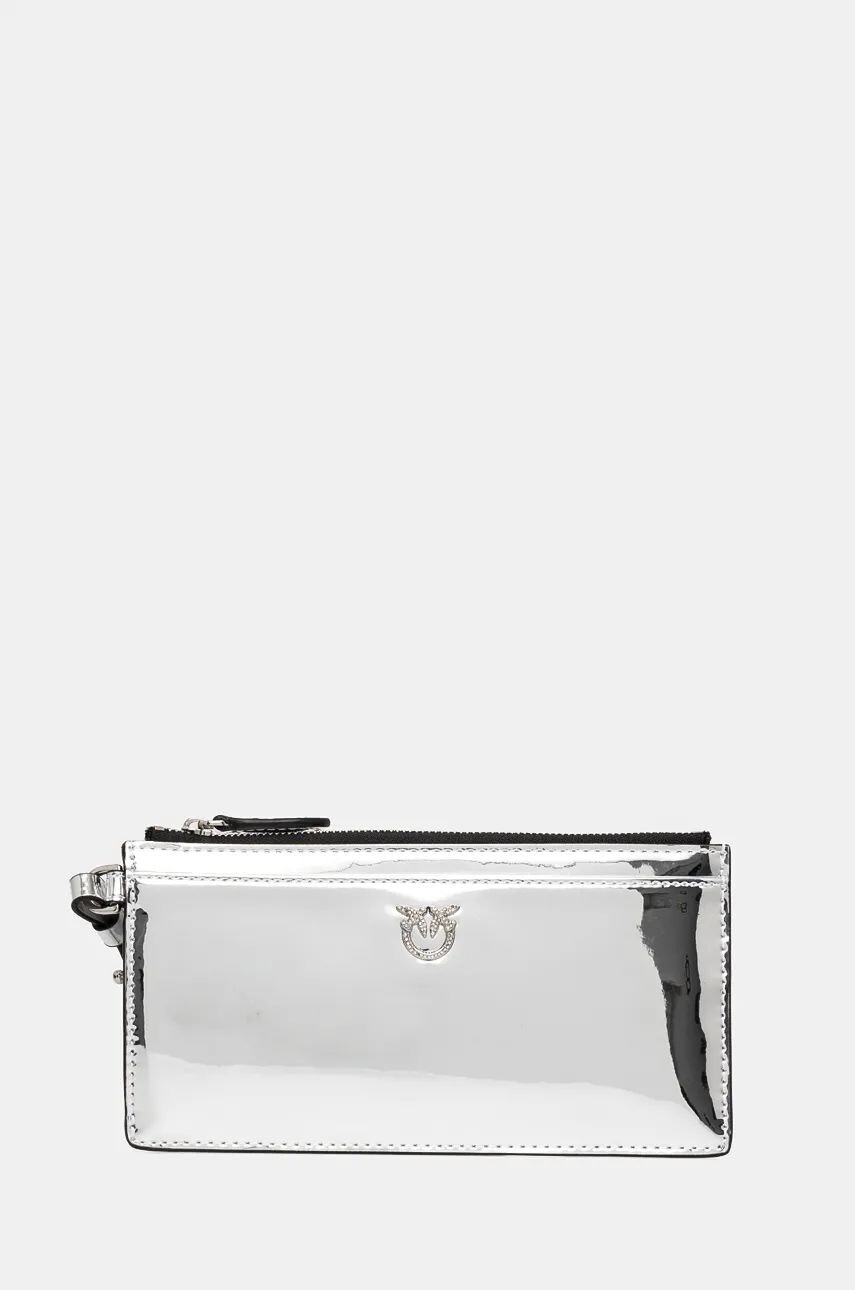 

Кожаный кошелек Pinko, серебряный