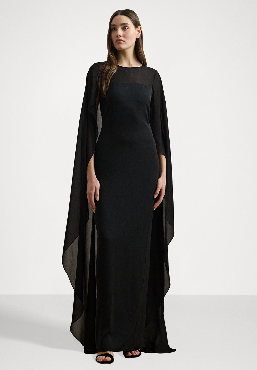 

Платье Lauren Ralph Lauren CAPE GEORGETTE GOWN, Black