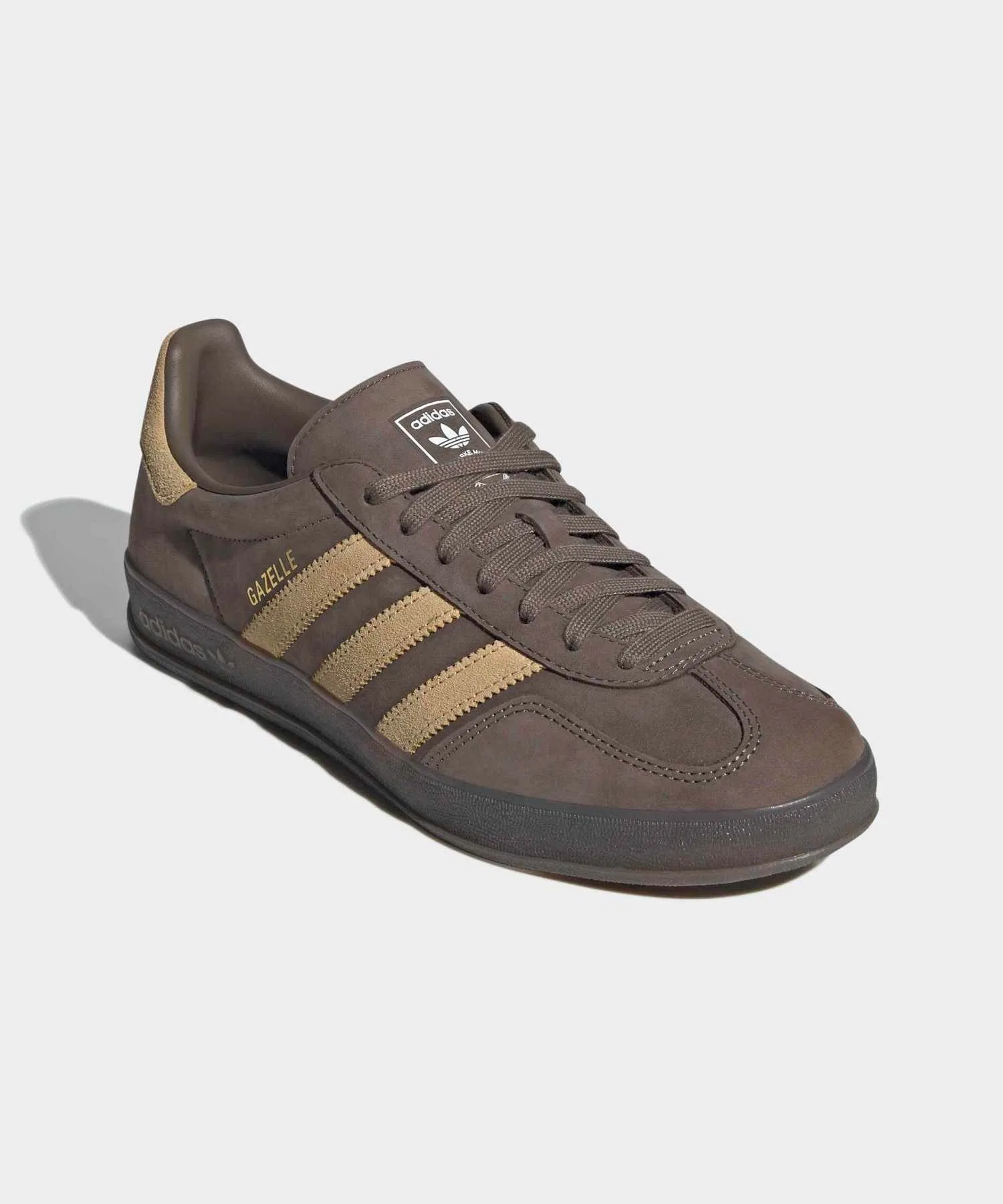 Унисекс кроссовки Gazelle Indoor adidas коричневые — фото 4
