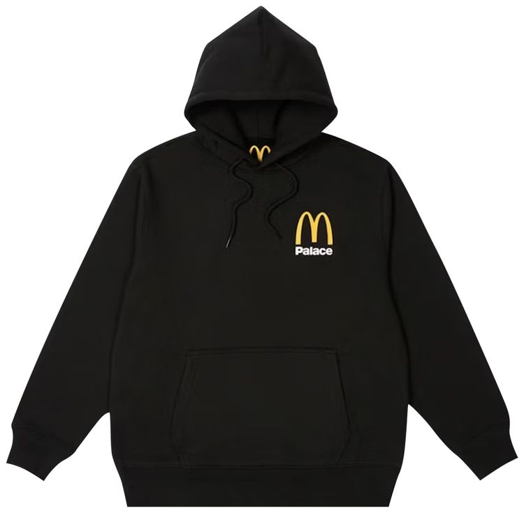 

Худи Palace x McDonald's Logo Hoodie 'Black', черный