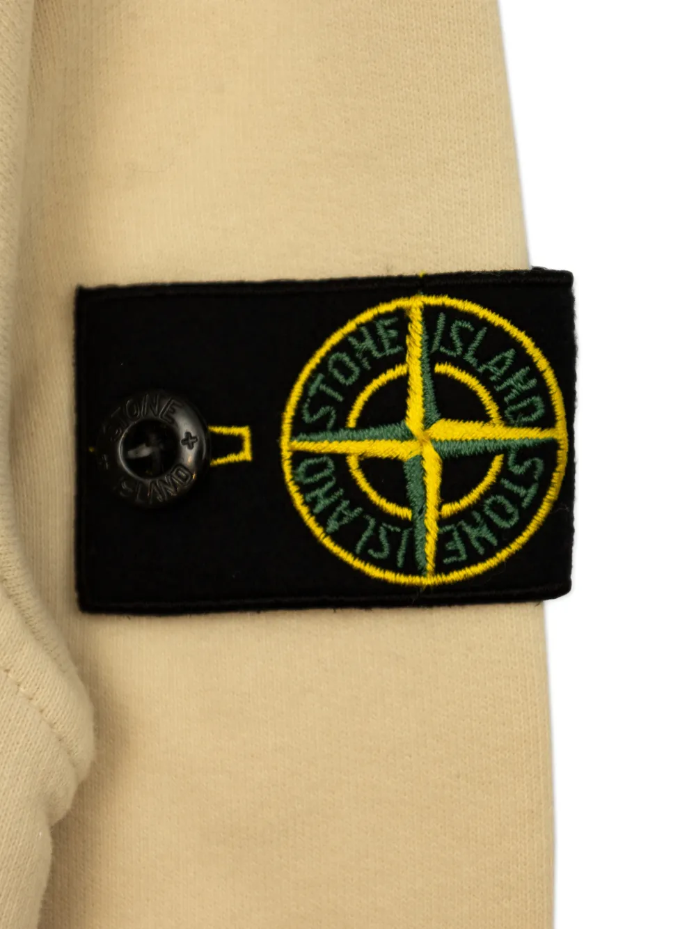 Толстовка с нагрудным карманом Stone Island Junior, кремовый — фото 3