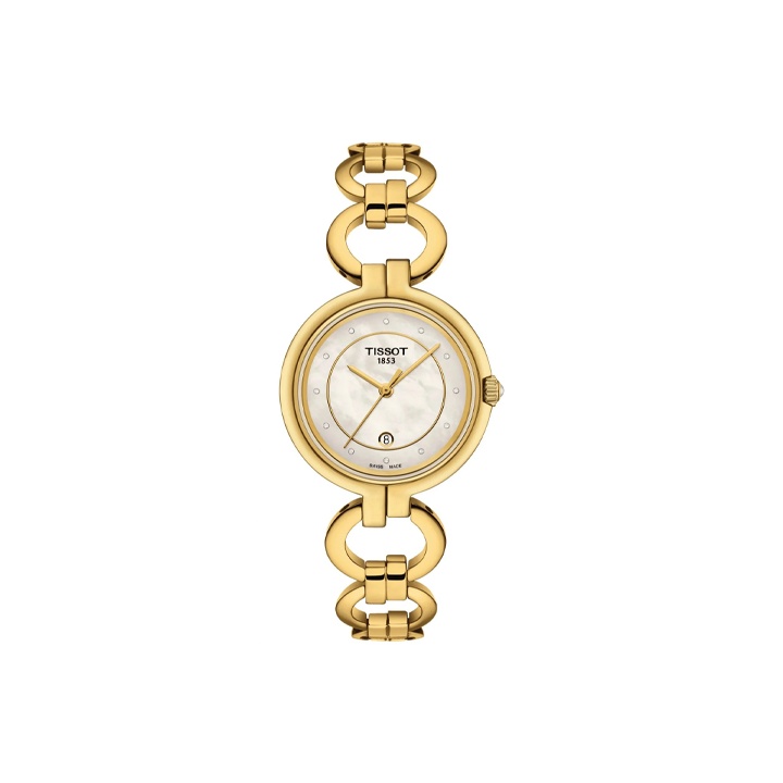 

TISSOT Часы Women's Flamenco Collection Watch, Mother-of-Pearl Color Watch Dial